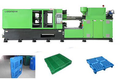 Ligne de machines de moulage par injection de palettes en plastiq